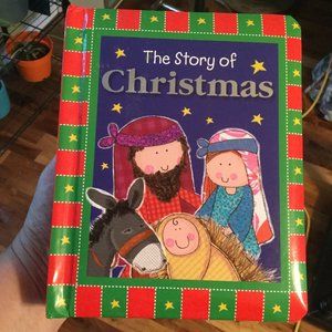 Hard board Christmas Story Book